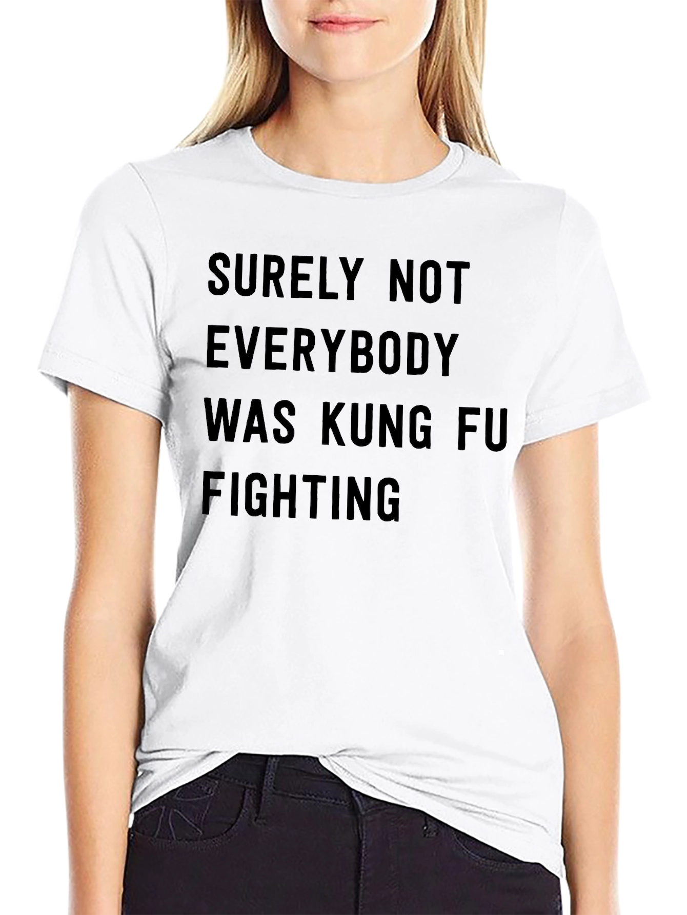 Kung Fu Fighting Slogan T-Shirt