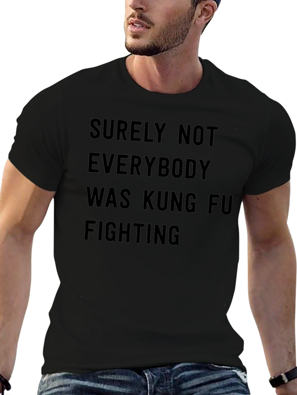 Kung Fu Fighting Slogan T-Shirt