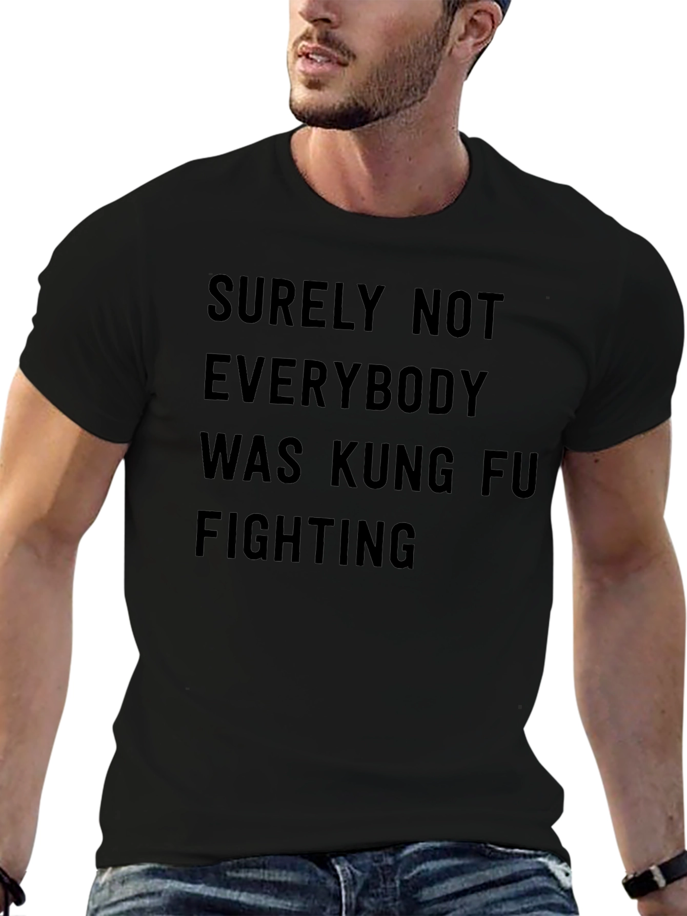 Kung Fu Fighting Slogan T-Shirt