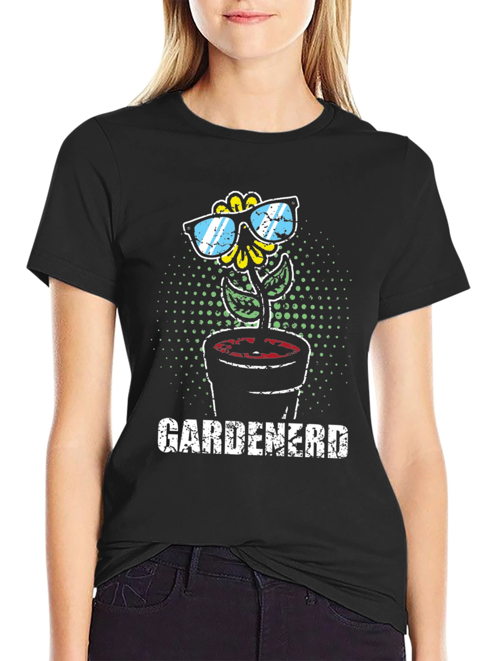 Gardenerd T-Shirt - Sunflower Sunglasses Novelty Tee