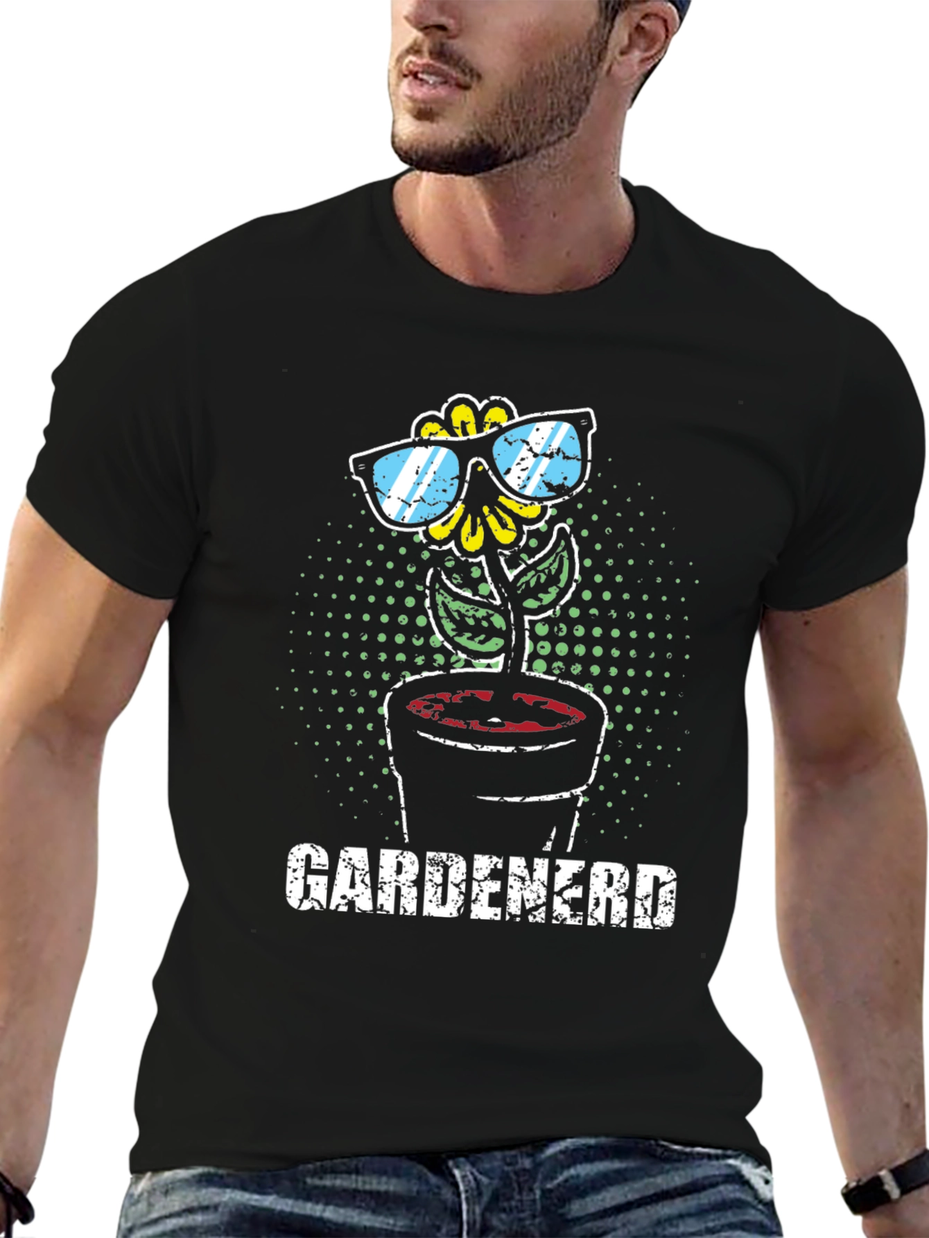 Gardenerd T-Shirt - Sunflower Sunglasses Novelty Tee