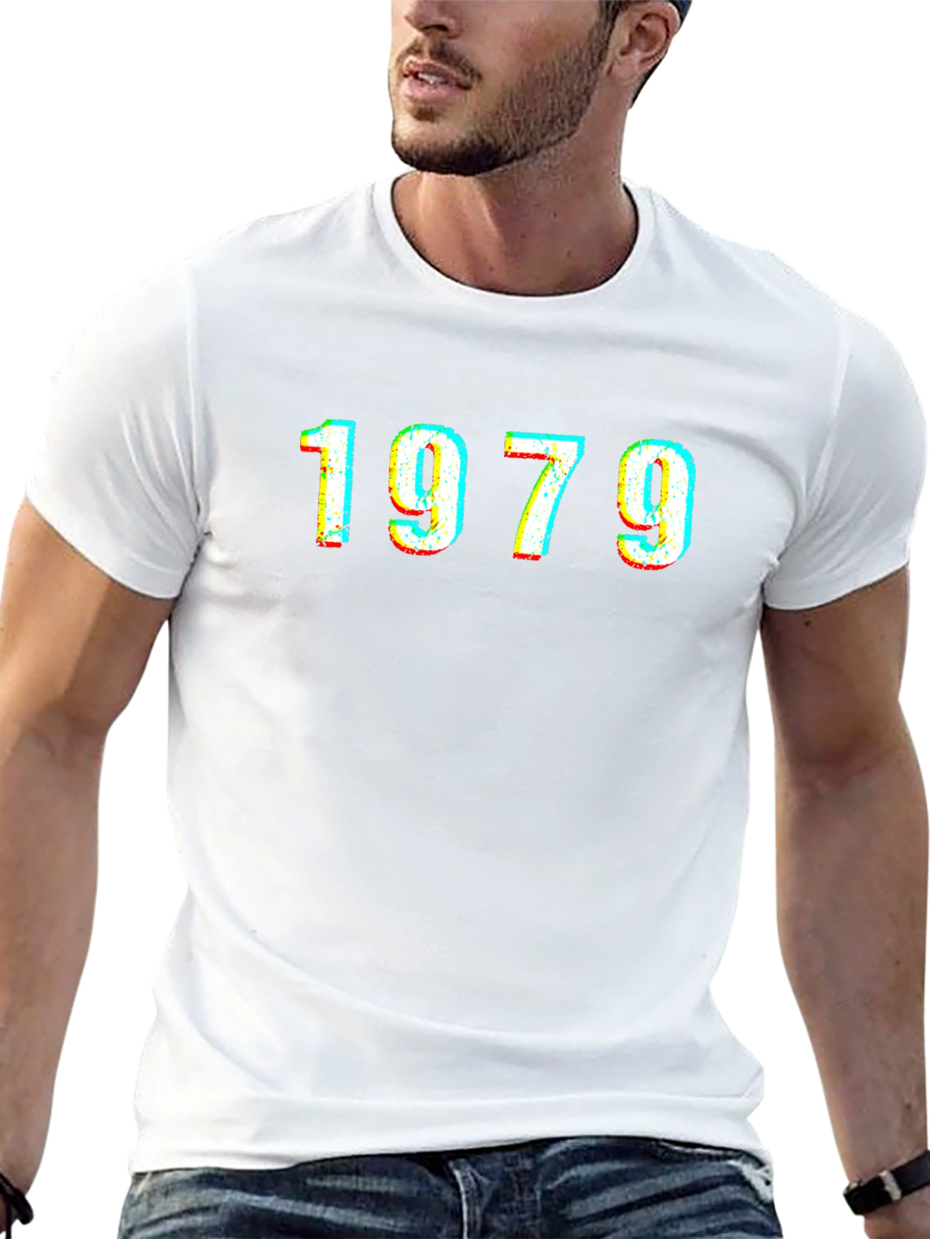 1979 Retro Glitch Graphic T-Shirt