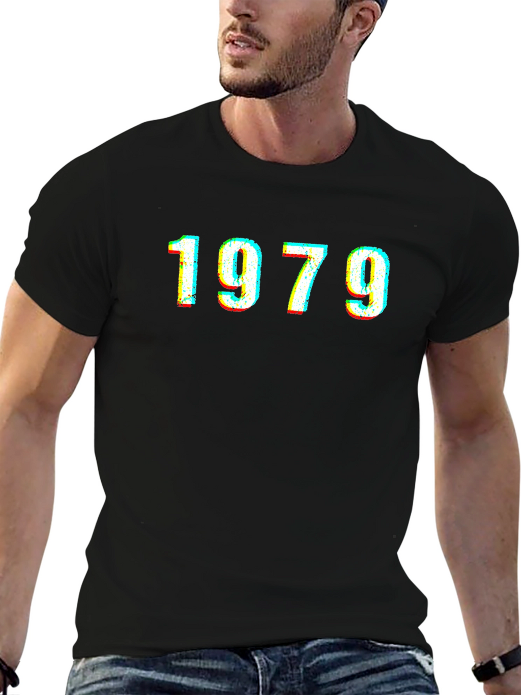 1979 Retro Glitch Graphic T-Shirt
