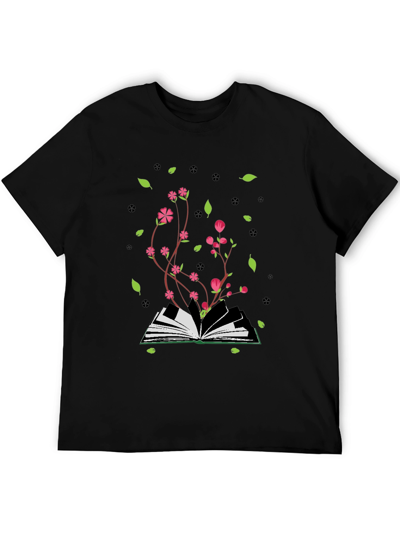 Bookish Bloom Tee - Literary Style