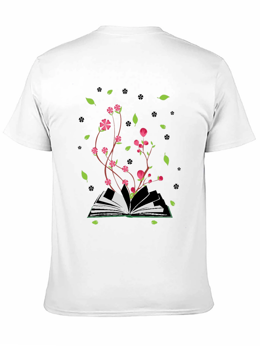 Bookish Bloom Tee - Literary Style