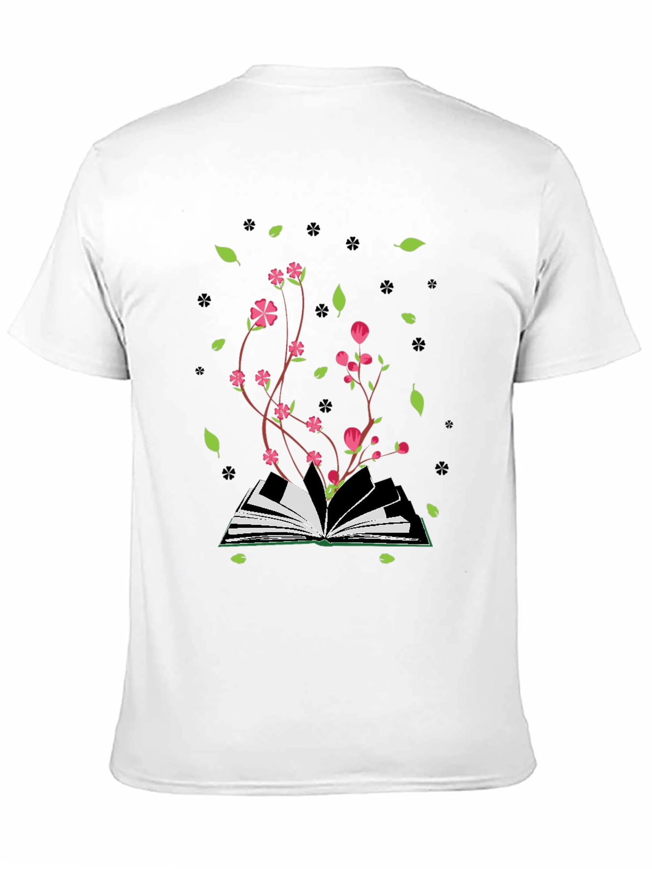 Bookish Bloom Tee - Literary Style