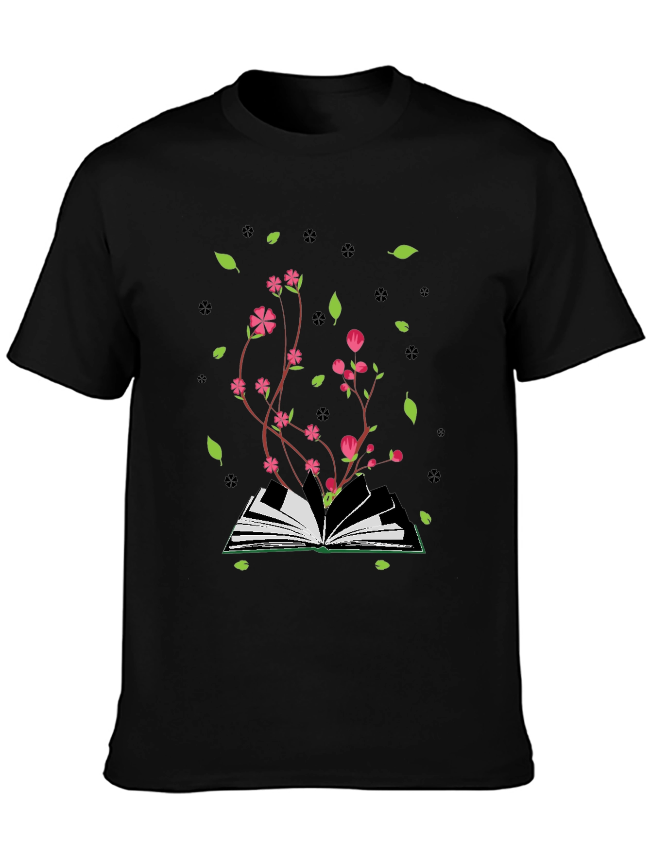 Bookish Bloom Tee - Literary Style