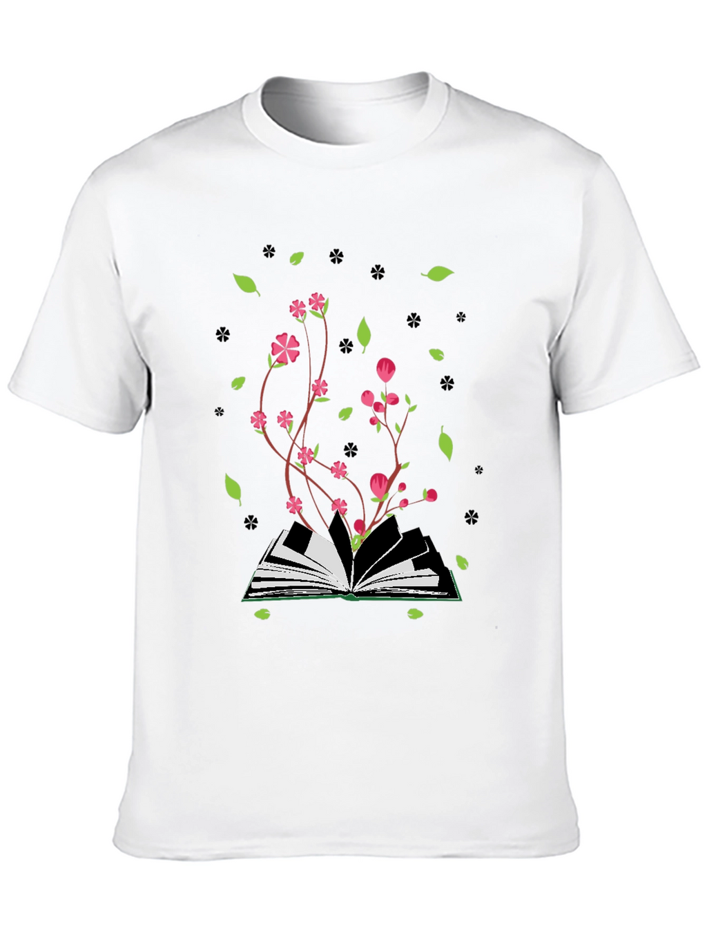 Bookish Bloom Tee - Literary Style
