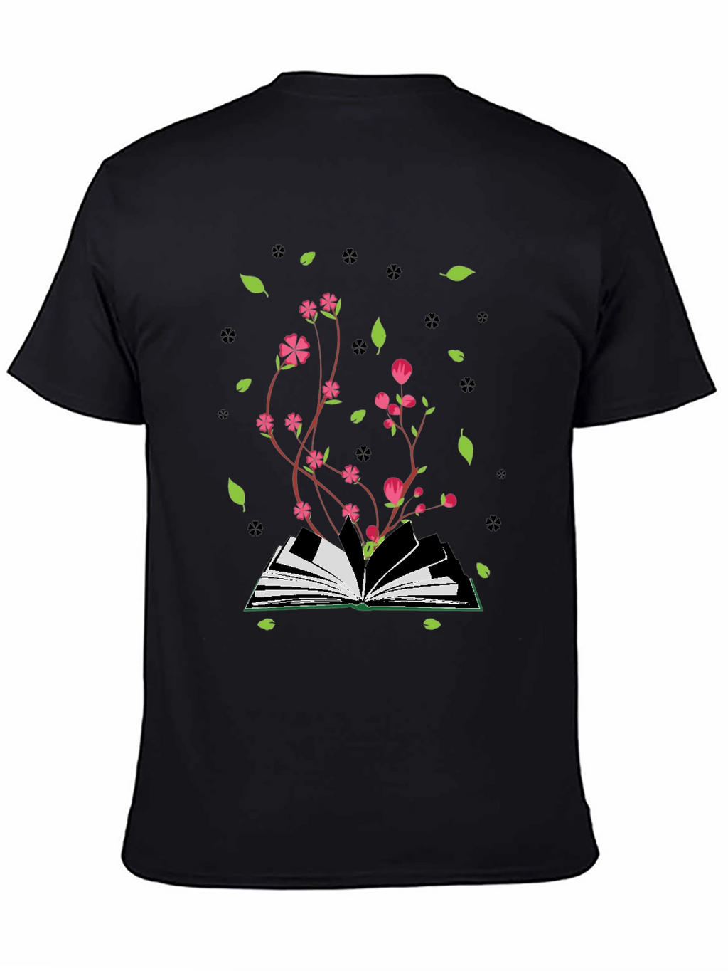 Bookish Bloom Tee - Literary Style