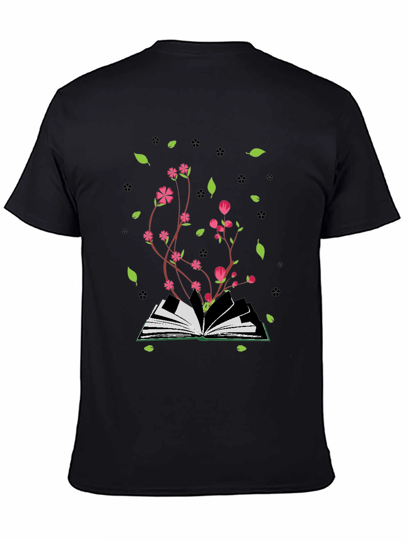 Bookish Bloom Tee - Literary Style