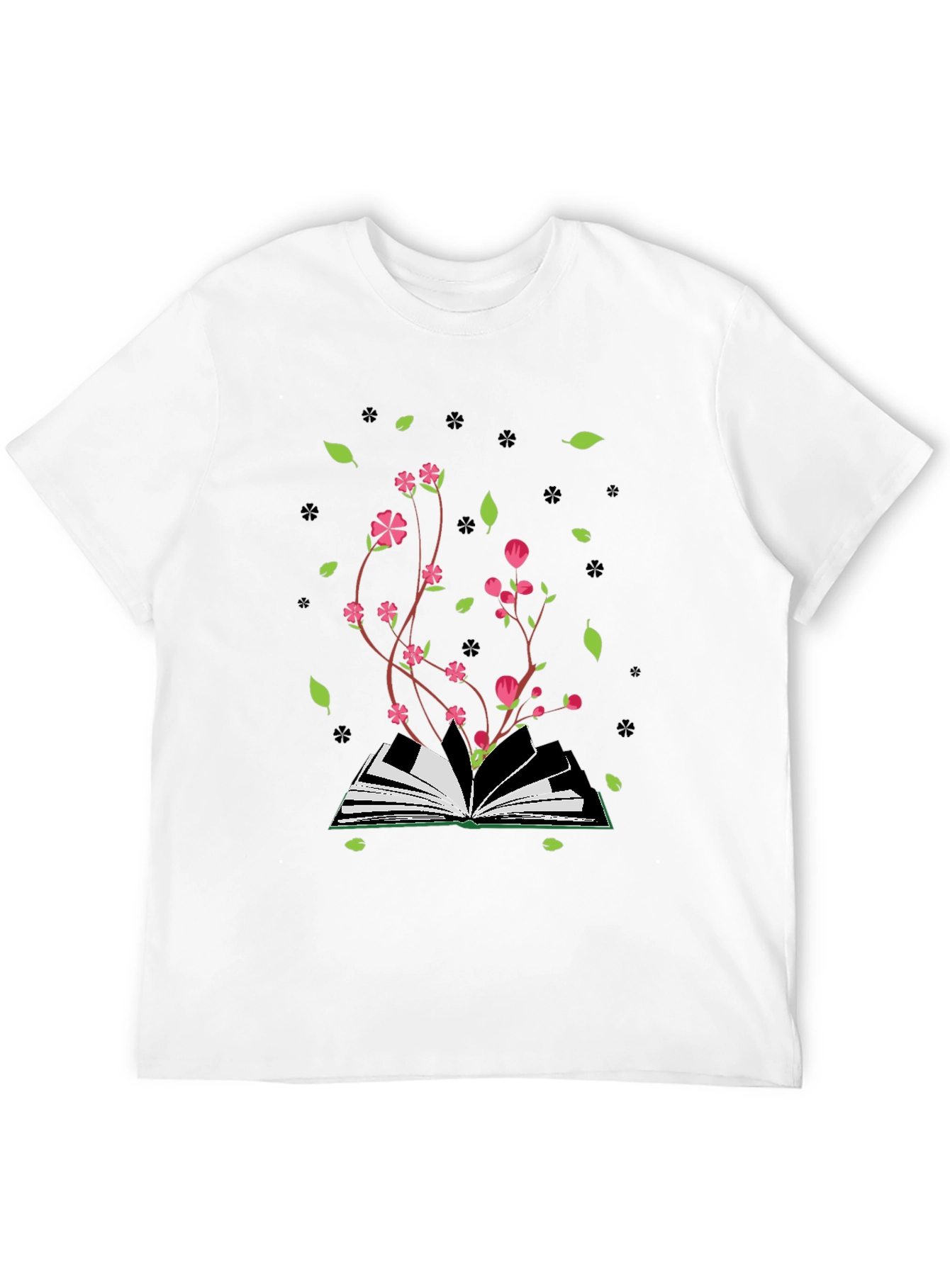Bookish Bloom Tee - Literary Style