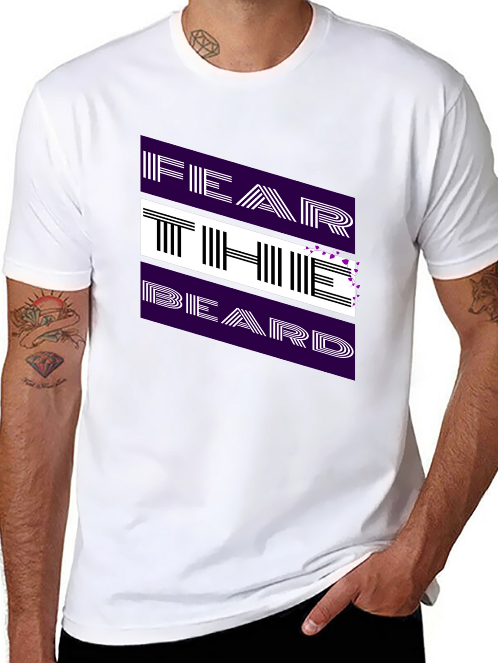 Fear The Beard T-Shirt - Stylish Graphic Tee