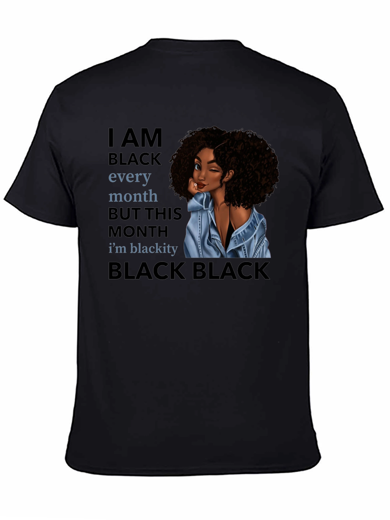 Black Pride Graphic T-Shirt - I AM BLACK