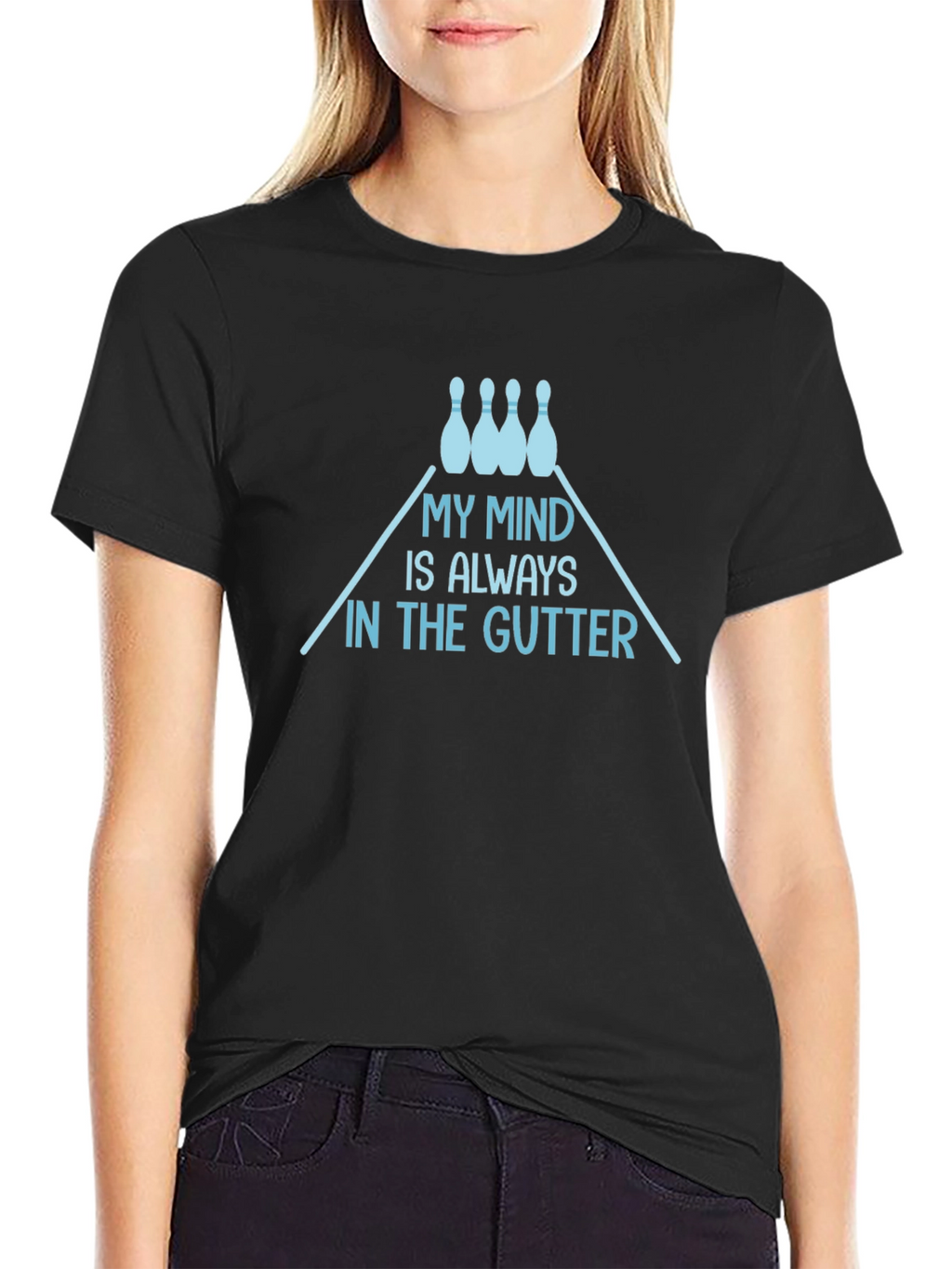 My Mind is Always in the Gutter Bowling T-Shirt