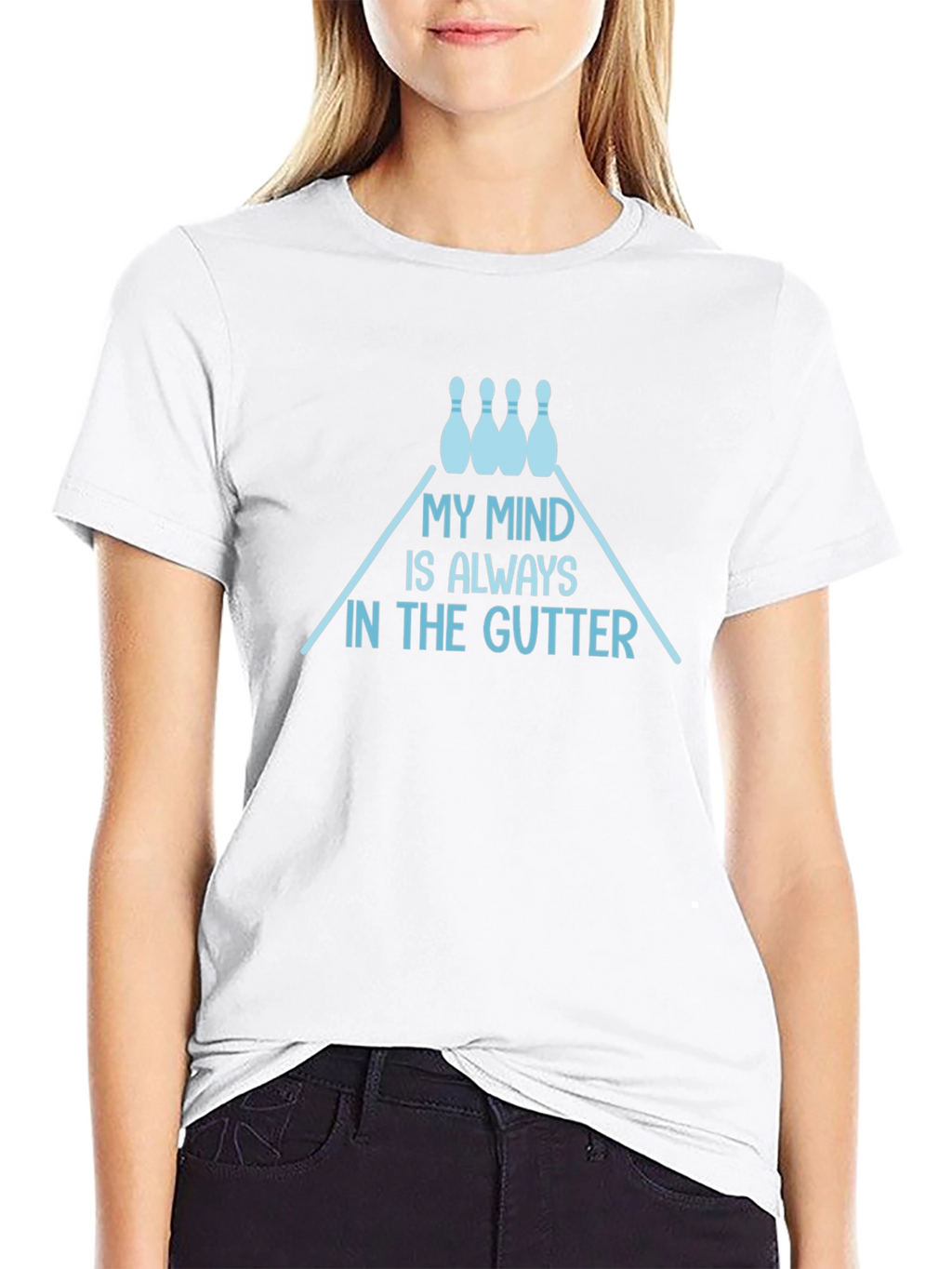 My Mind is Always in the Gutter Bowling T-Shirt