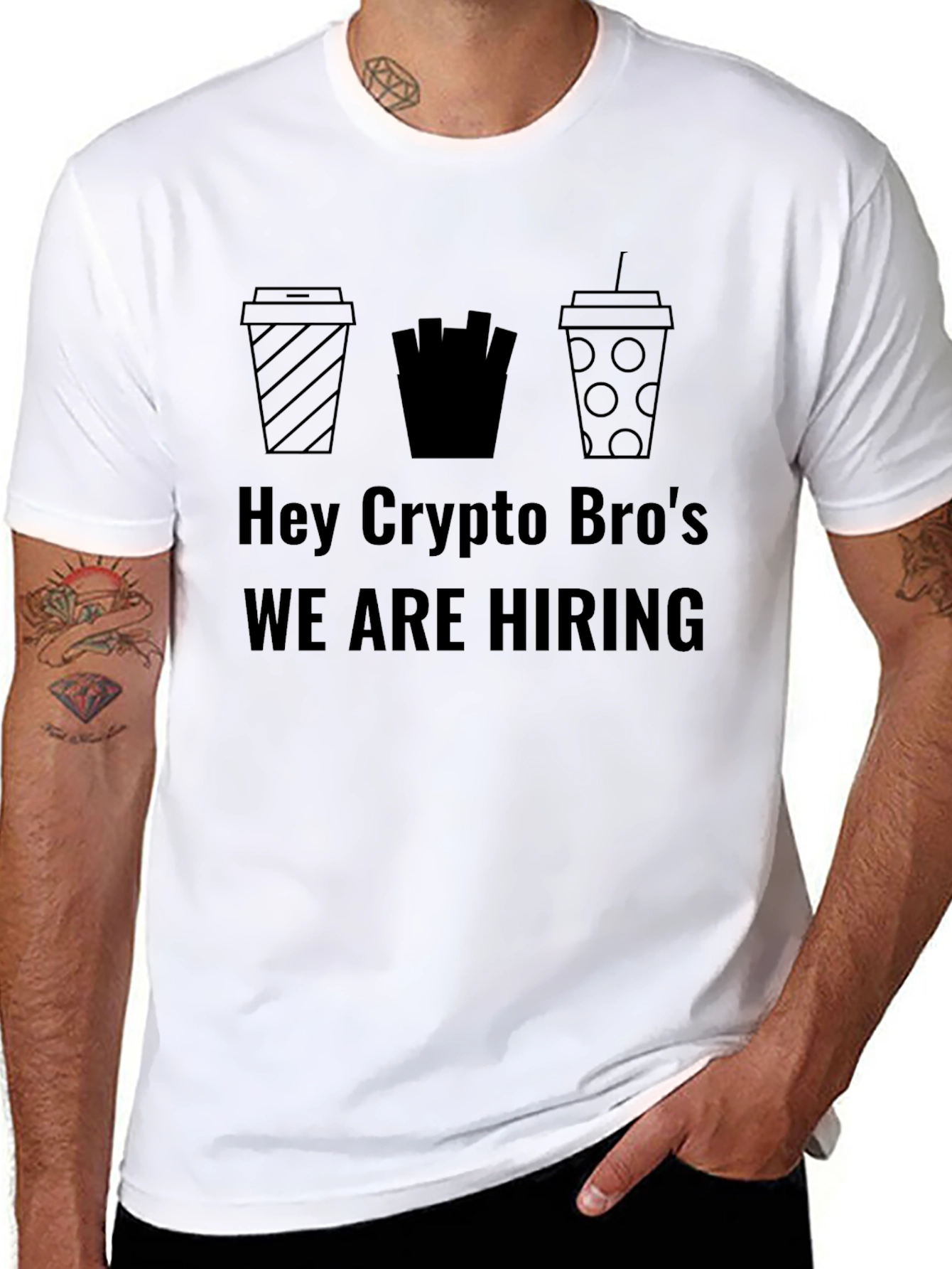 Crypto Bros T-Shirt - We Are Hiring