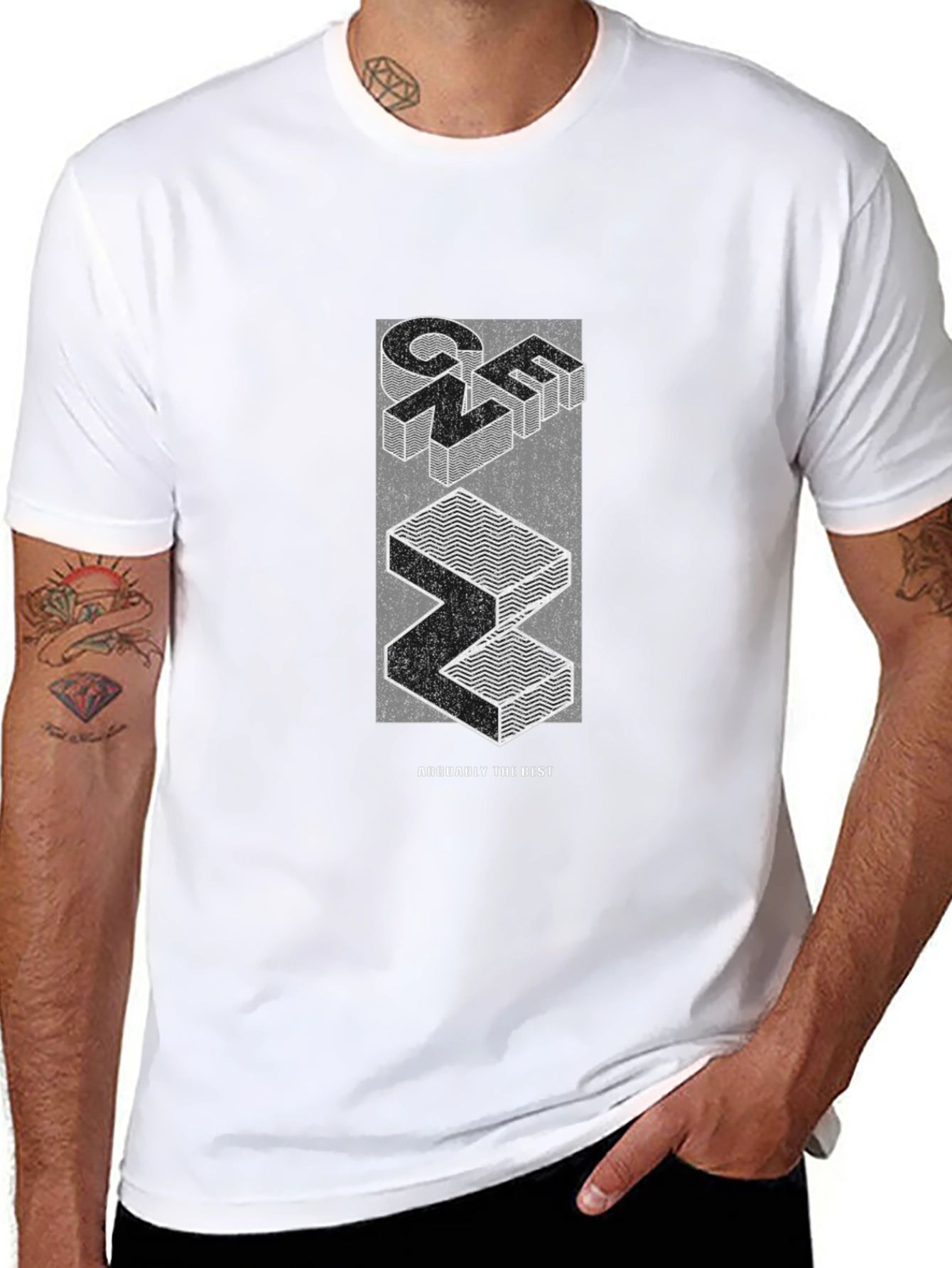 Abstract Graphic Tee - Arguably the Best