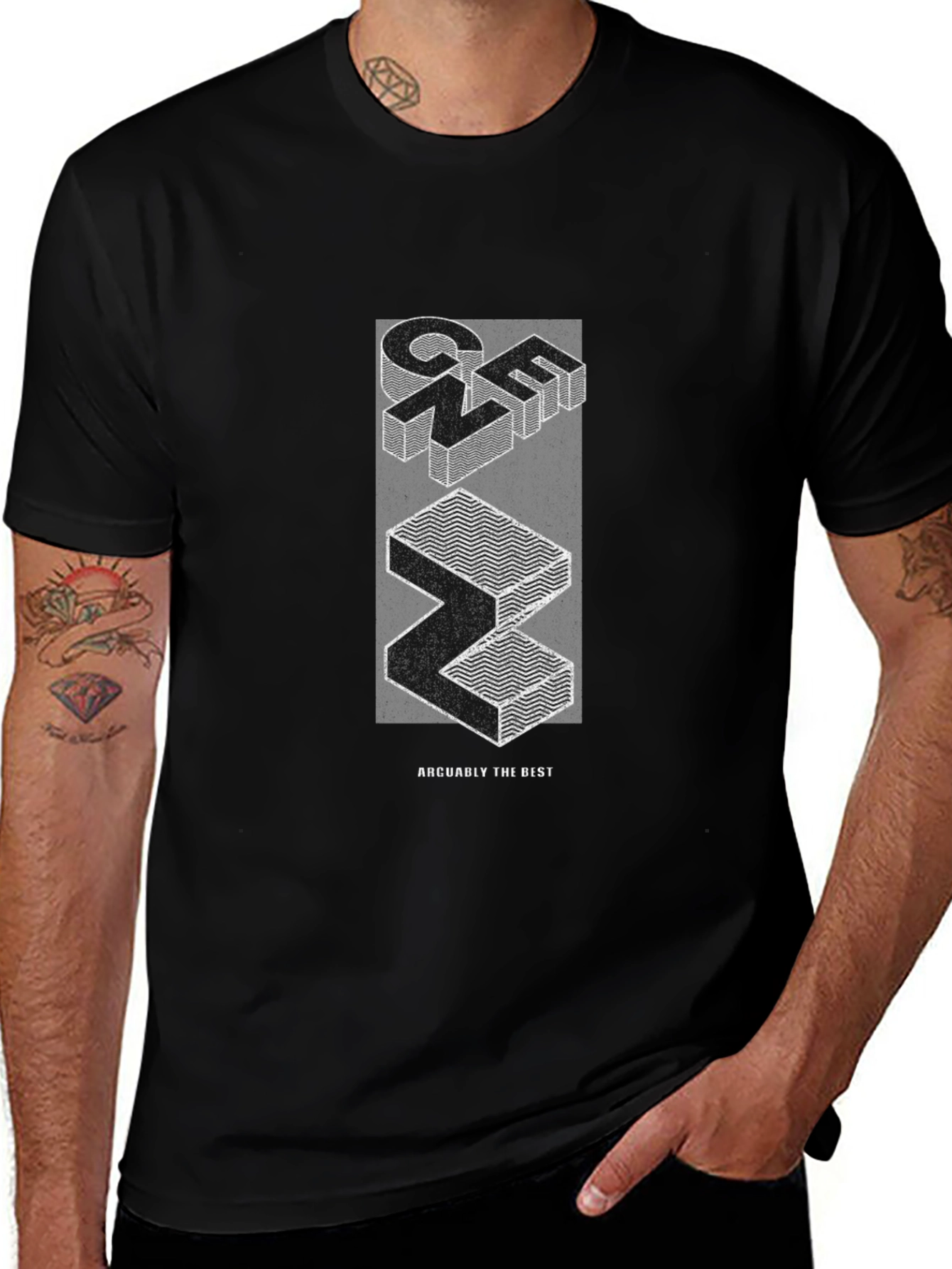 Abstract Graphic Tee - Arguably the Best