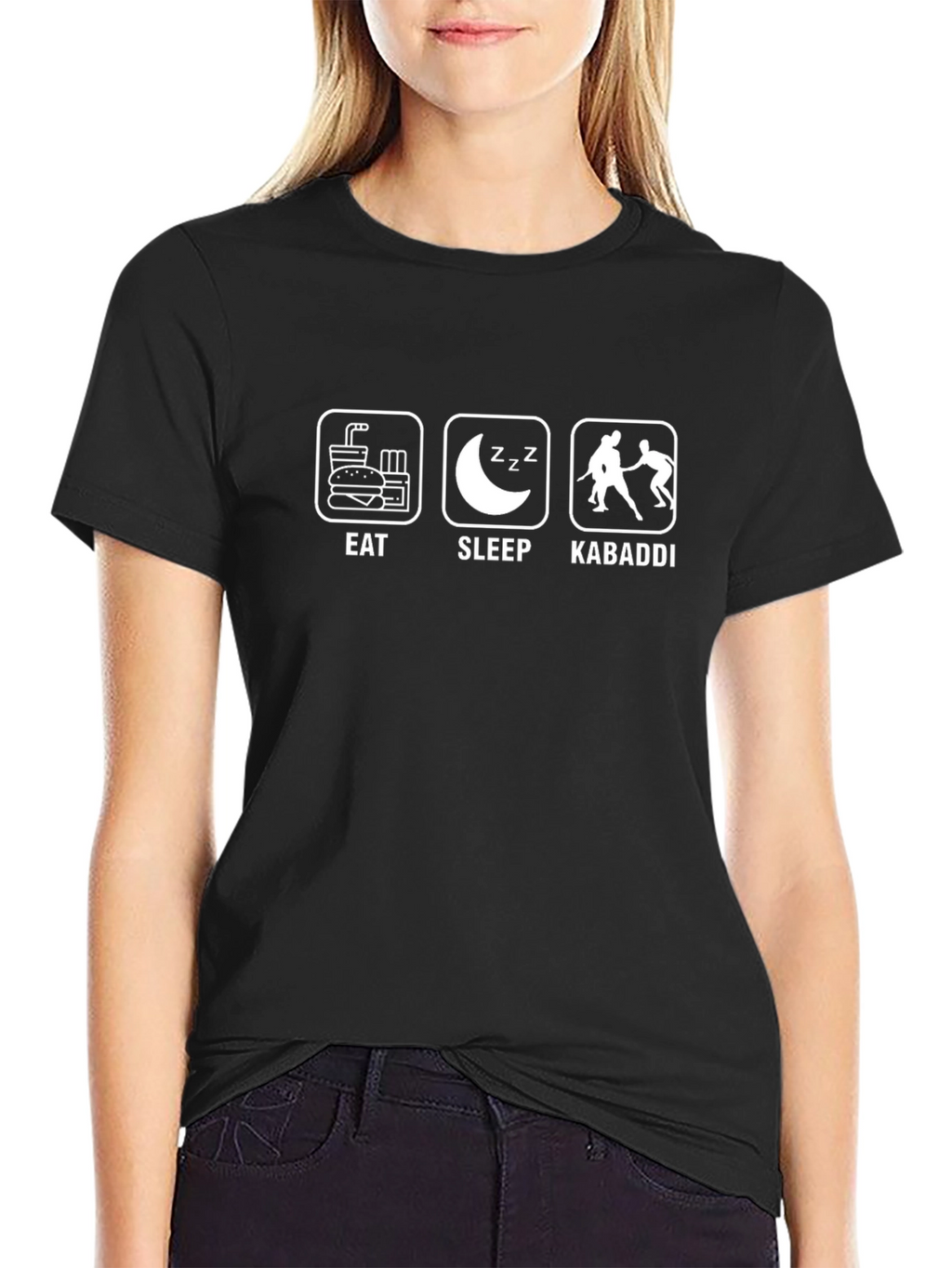 Eat Sleep Kabaddi T-Shirt