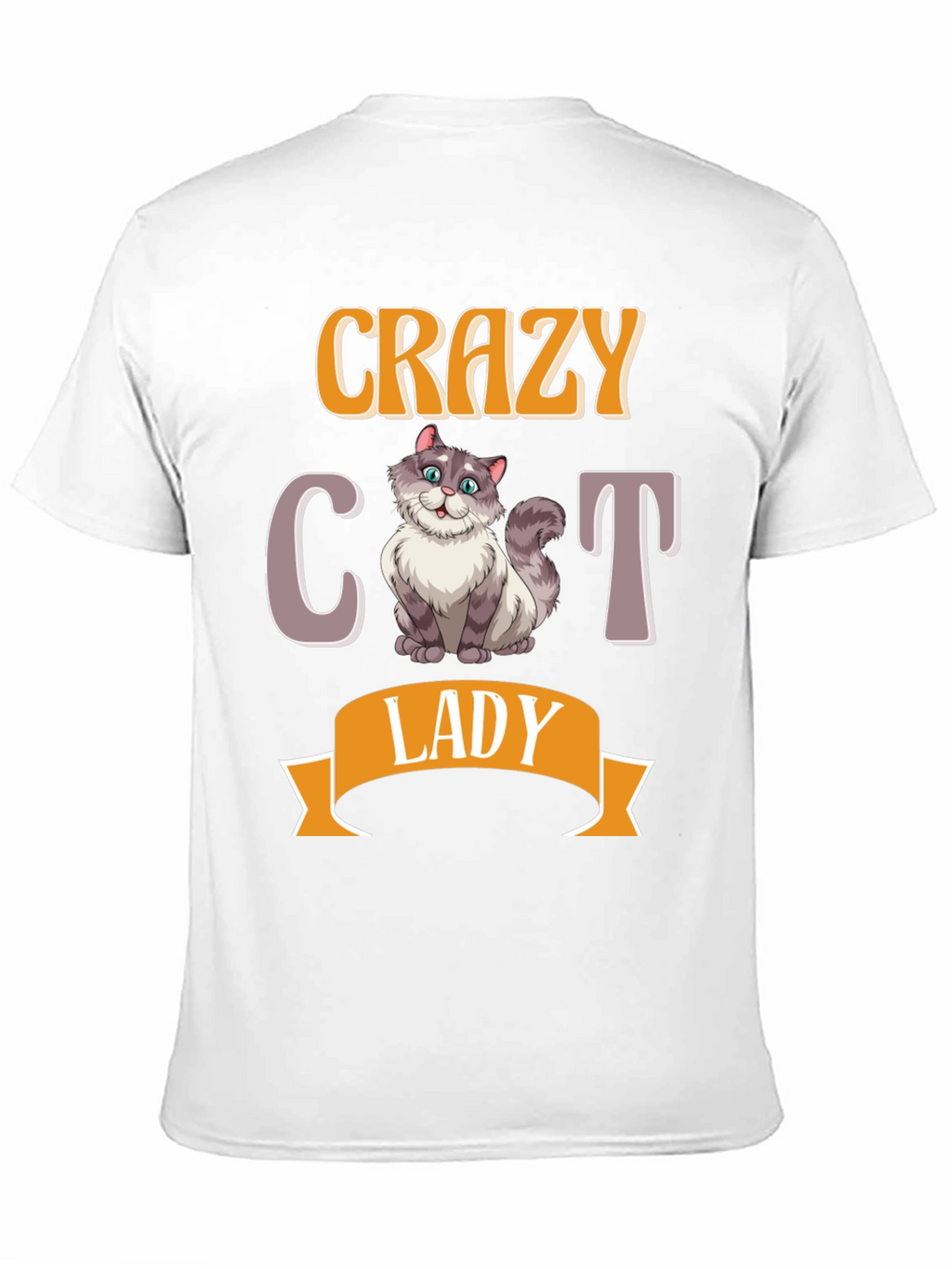 Crazy Cat Lady T-Shirt - Novelty Cat Lover Tee