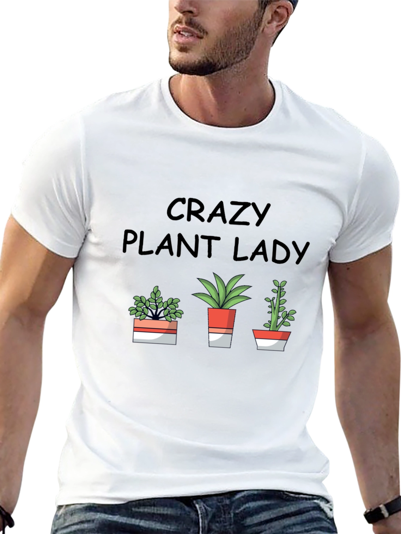 Crazy Plant Lady T-Shirt - Gardening Lover Tee