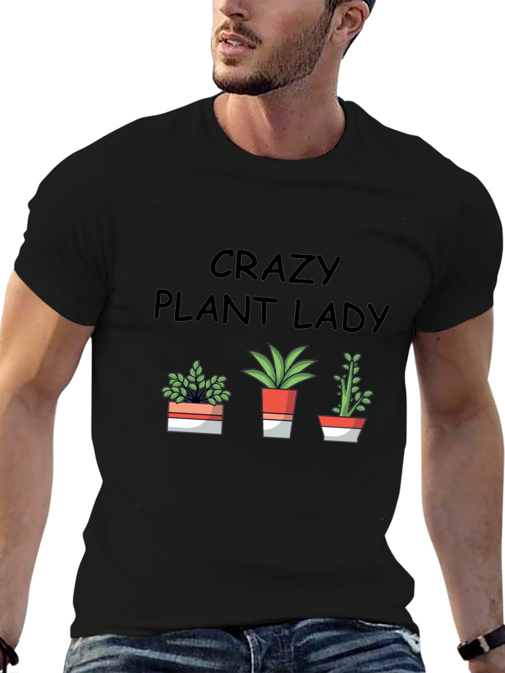 Crazy Plant Lady T-Shirt - Gardening Lover Tee