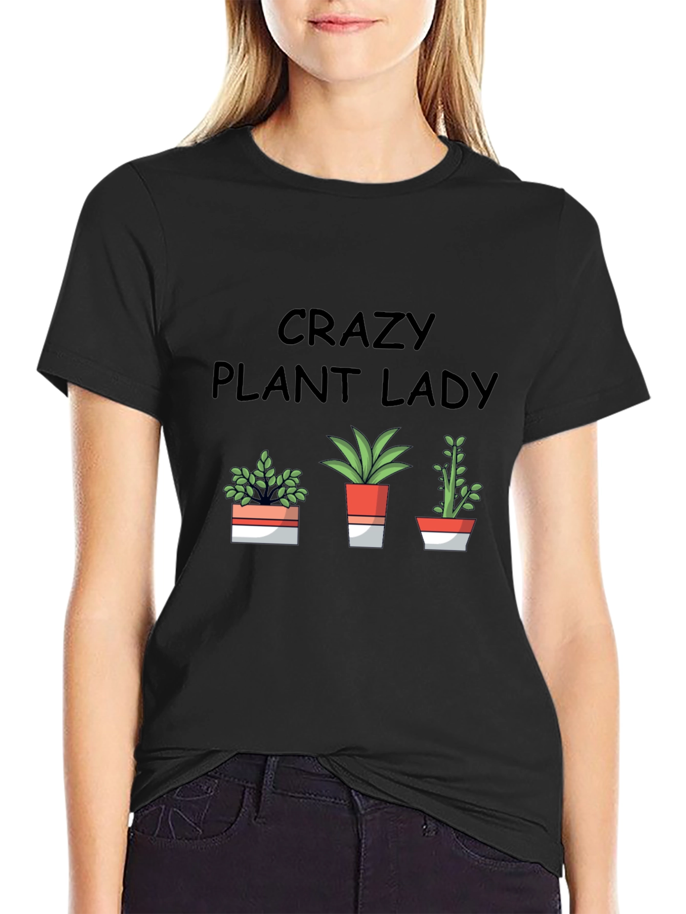 Crazy Plant Lady T-Shirt - Gardening Lover Tee
