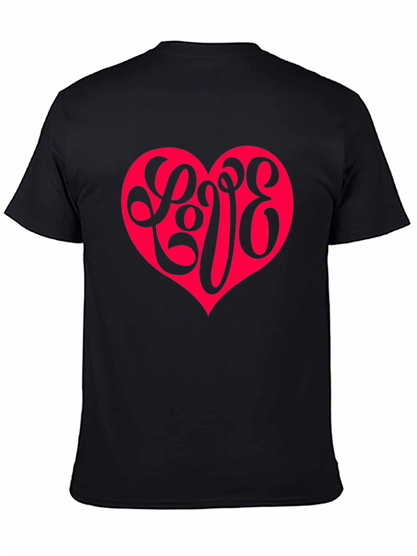 Love Heart Graphic Tee - Casual Comfort Style