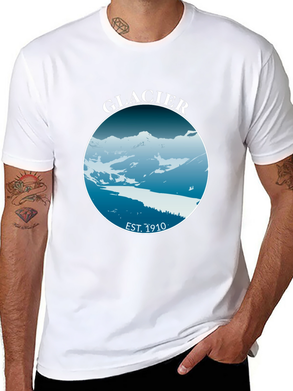 Glacier Est. 1910 Graphic T-Shirt