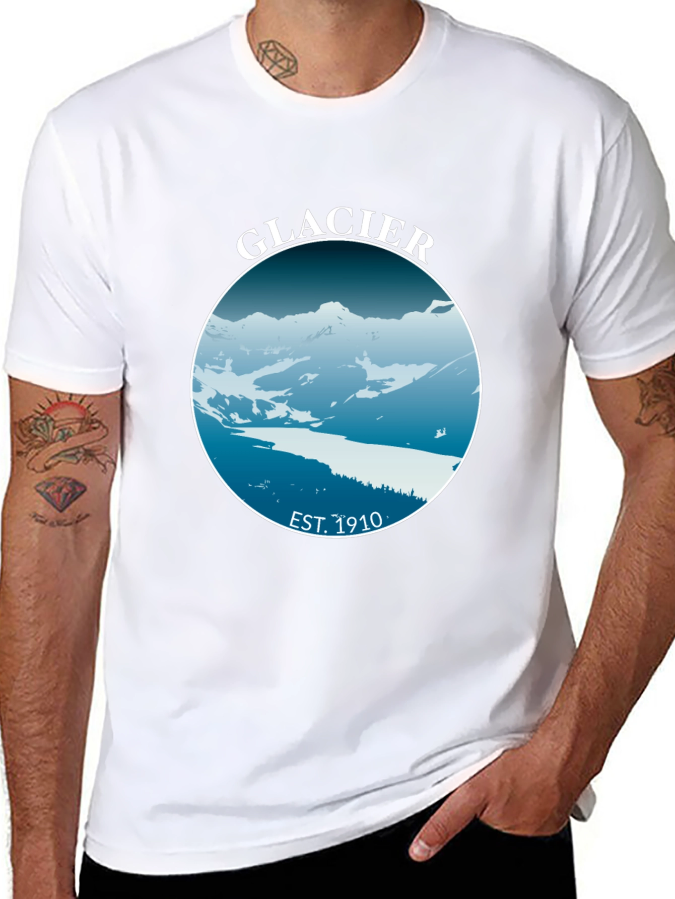 Glacier Est. 1910 Graphic T-Shirt