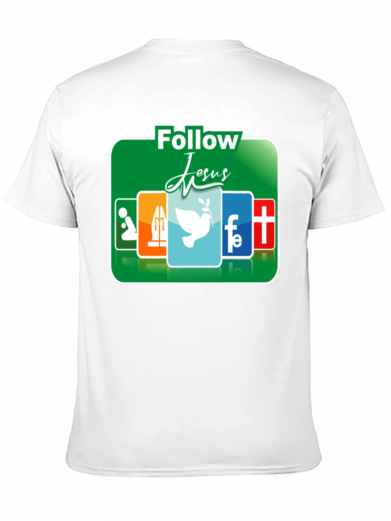 Follow Jesus Graphic T-Shirt - Religious Apparel
