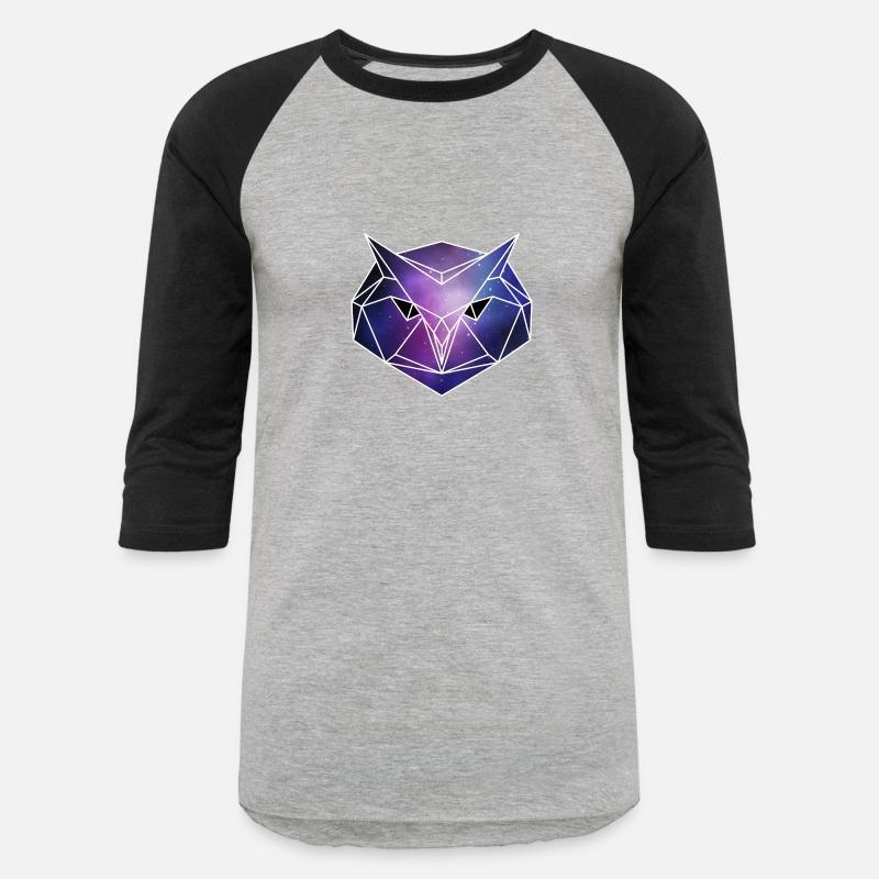 Geometric Owl | Low Poly Galaxy Forest Night