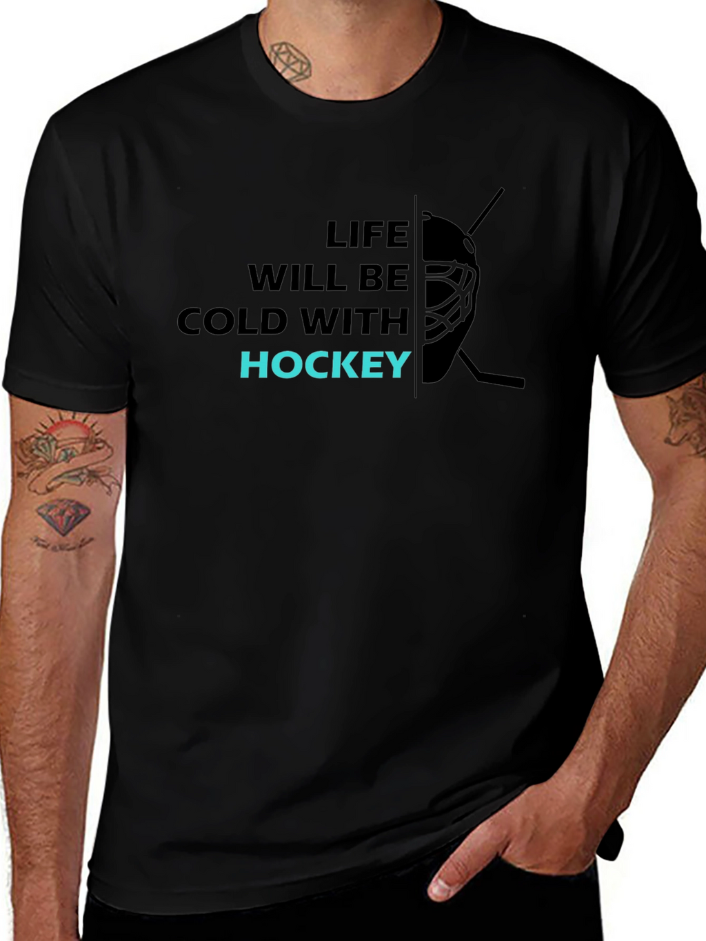 Life Will Be Cold with Hockey T-Shirt