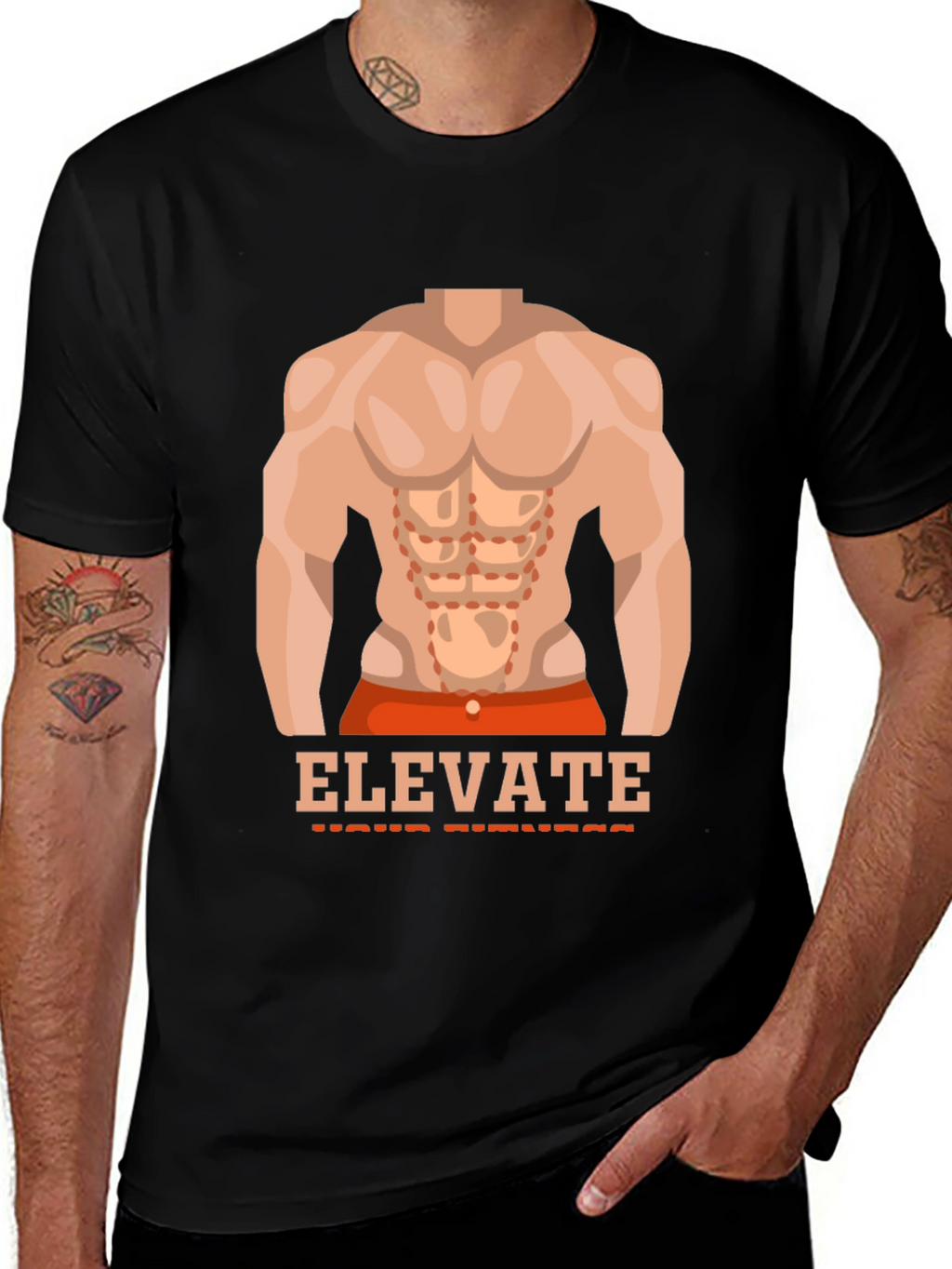 Elevate Your Fitness Graphic Tee