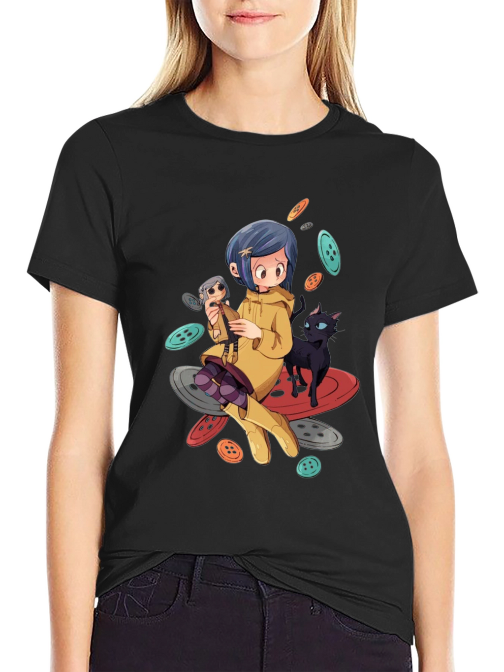 Cartoon Style Anime T-Shirt