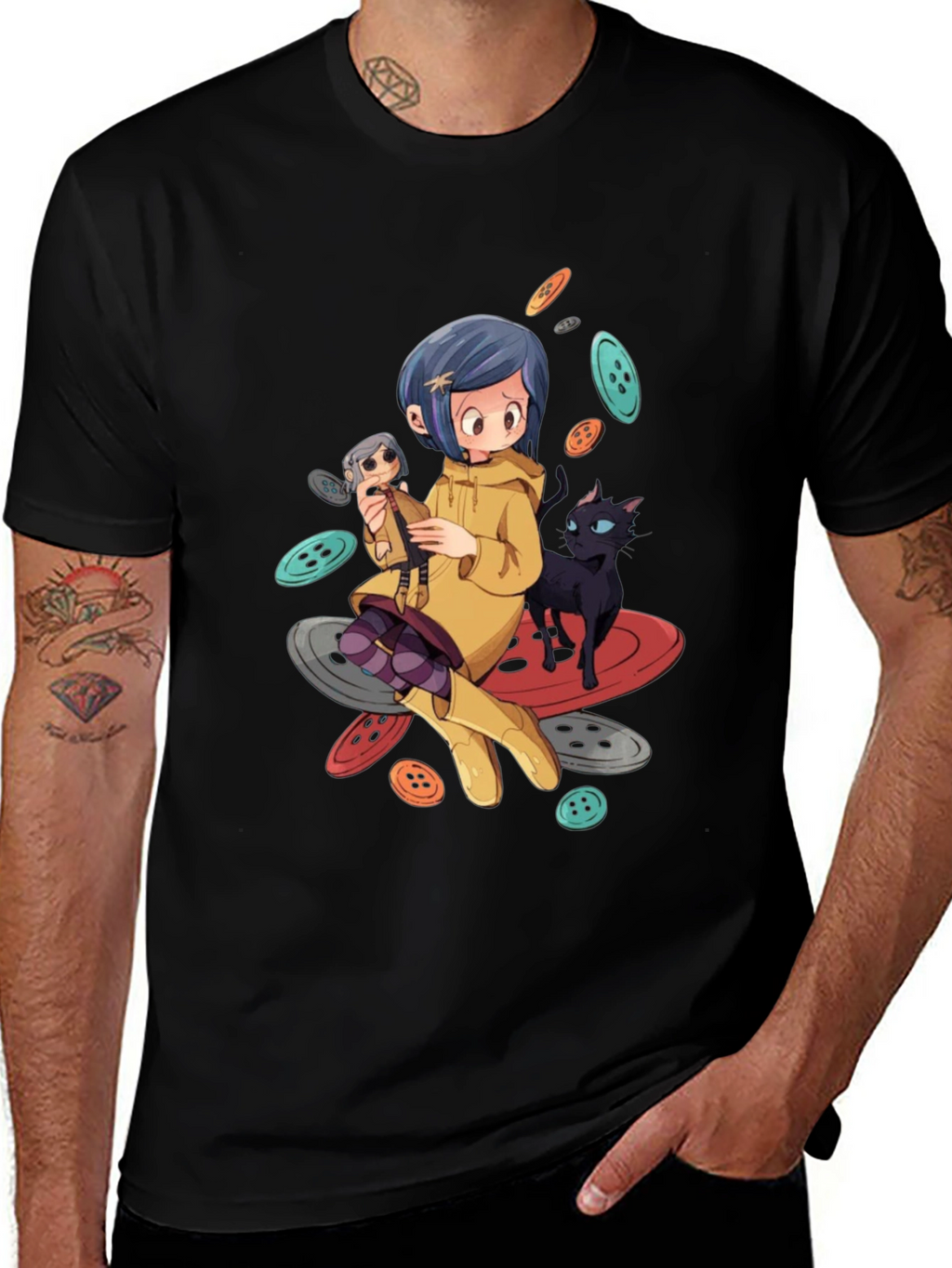 Cartoon Style Anime T-Shirt
