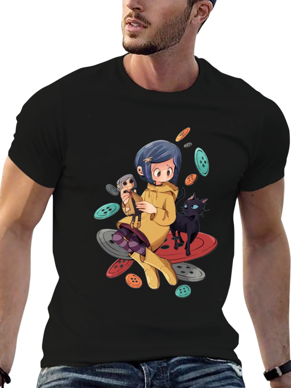 Cartoon Style Anime T-Shirt