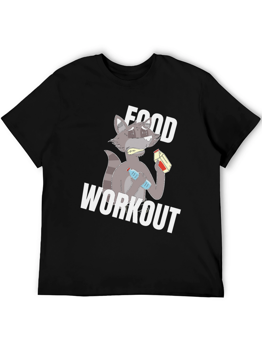Funny Food Workout Graphic T-Shirt