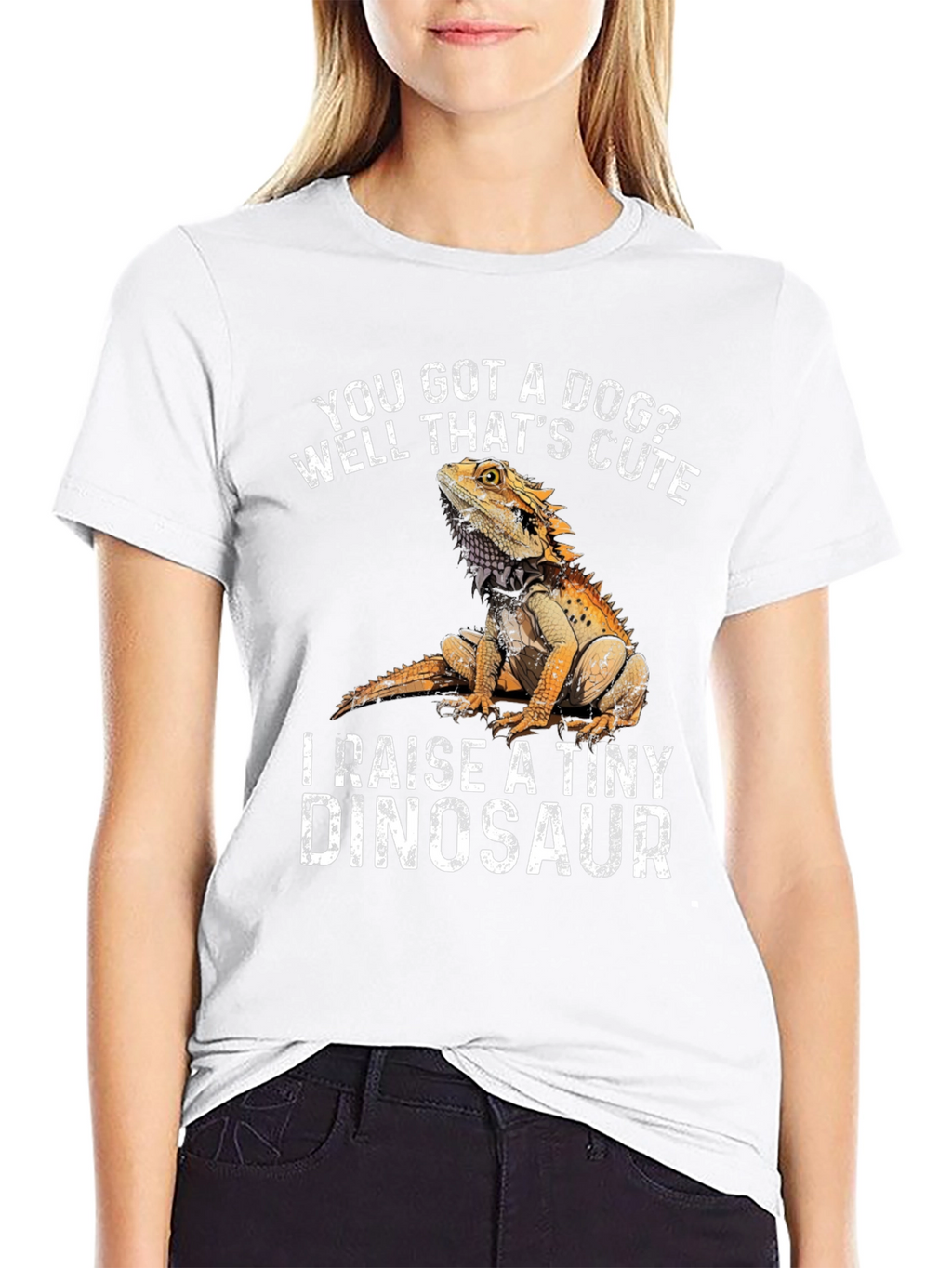 Bearded Dragon Tiny Dinosaur Graphic T-Shirt