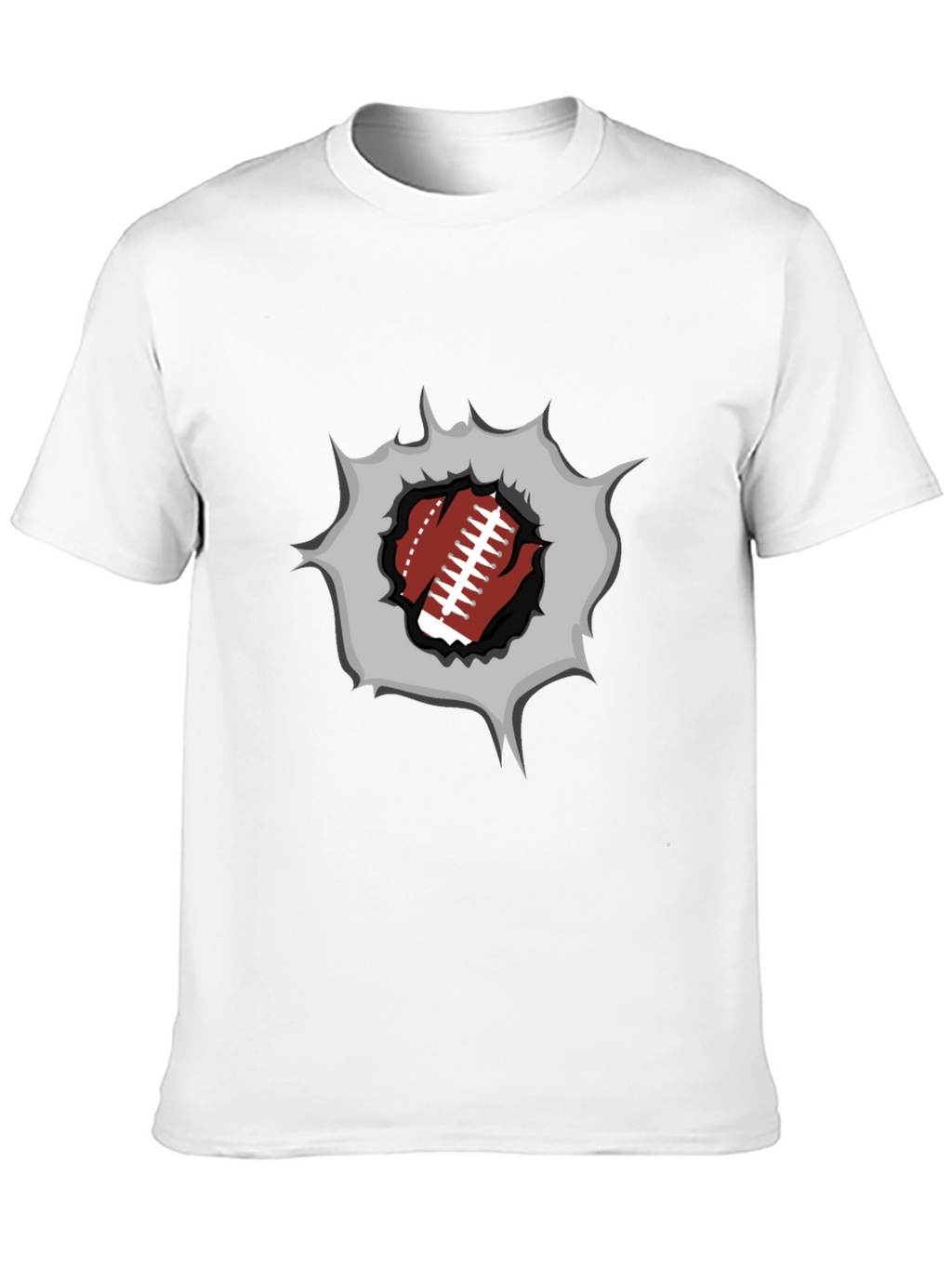 Football Burst Graphic Tee - Touchdown Style