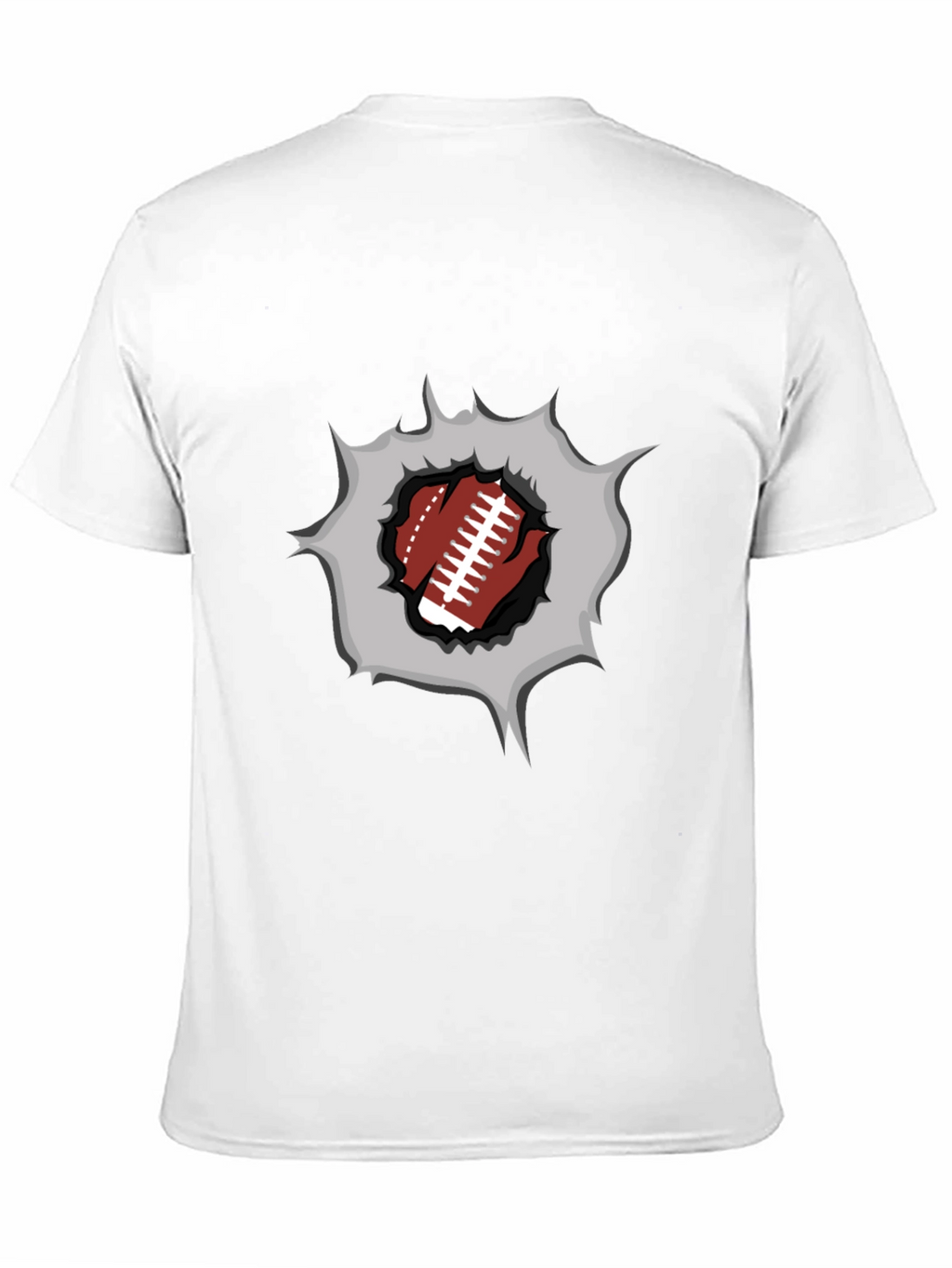 Football Burst Graphic Tee - Touchdown Style