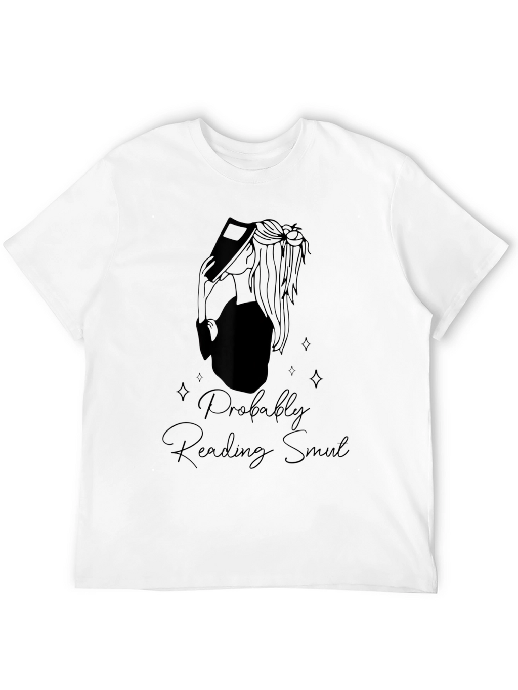 Reading Smut T-Shirt - Black Crew Neck