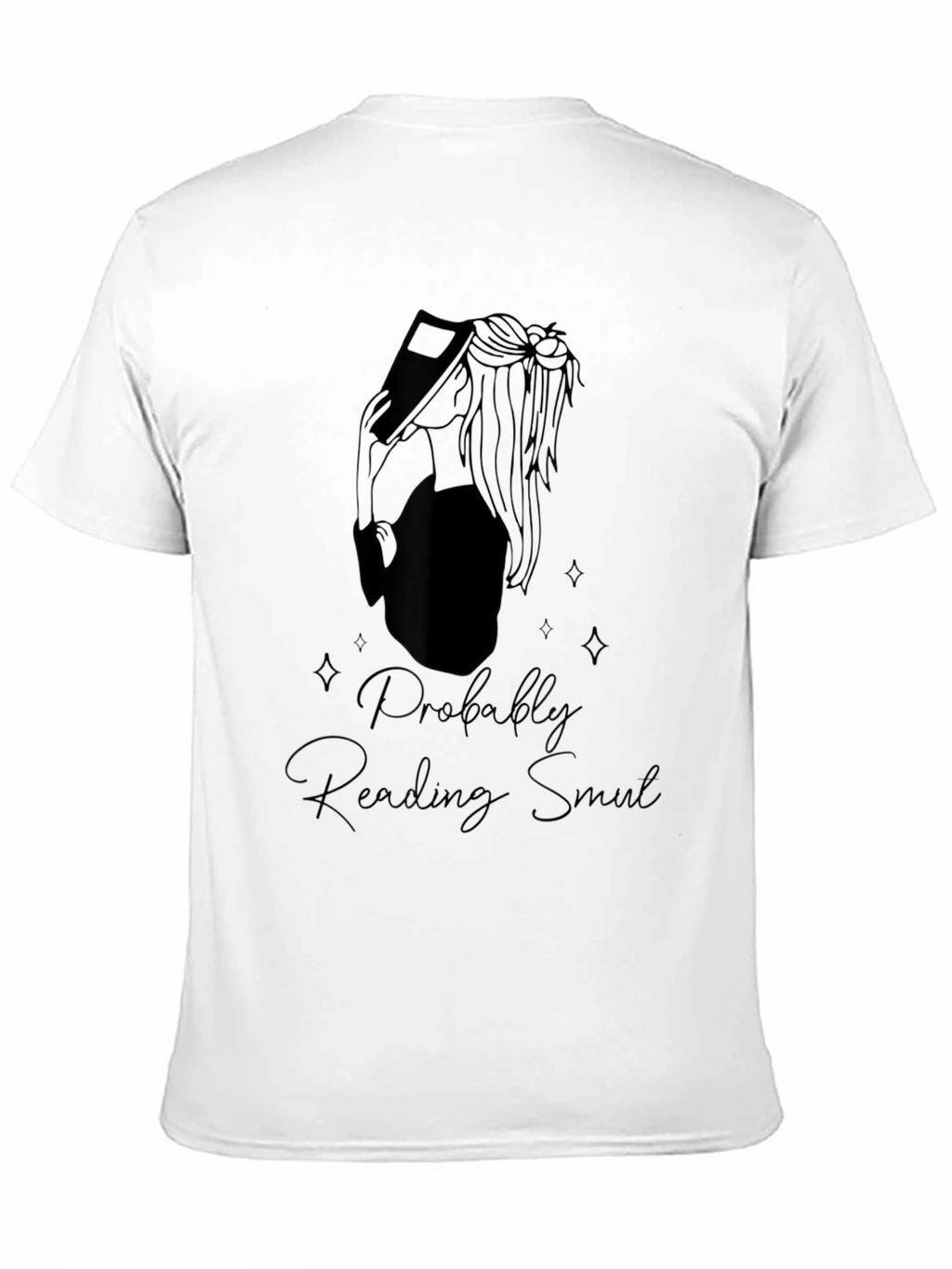Reading Smut T-Shirt - Black Crew Neck