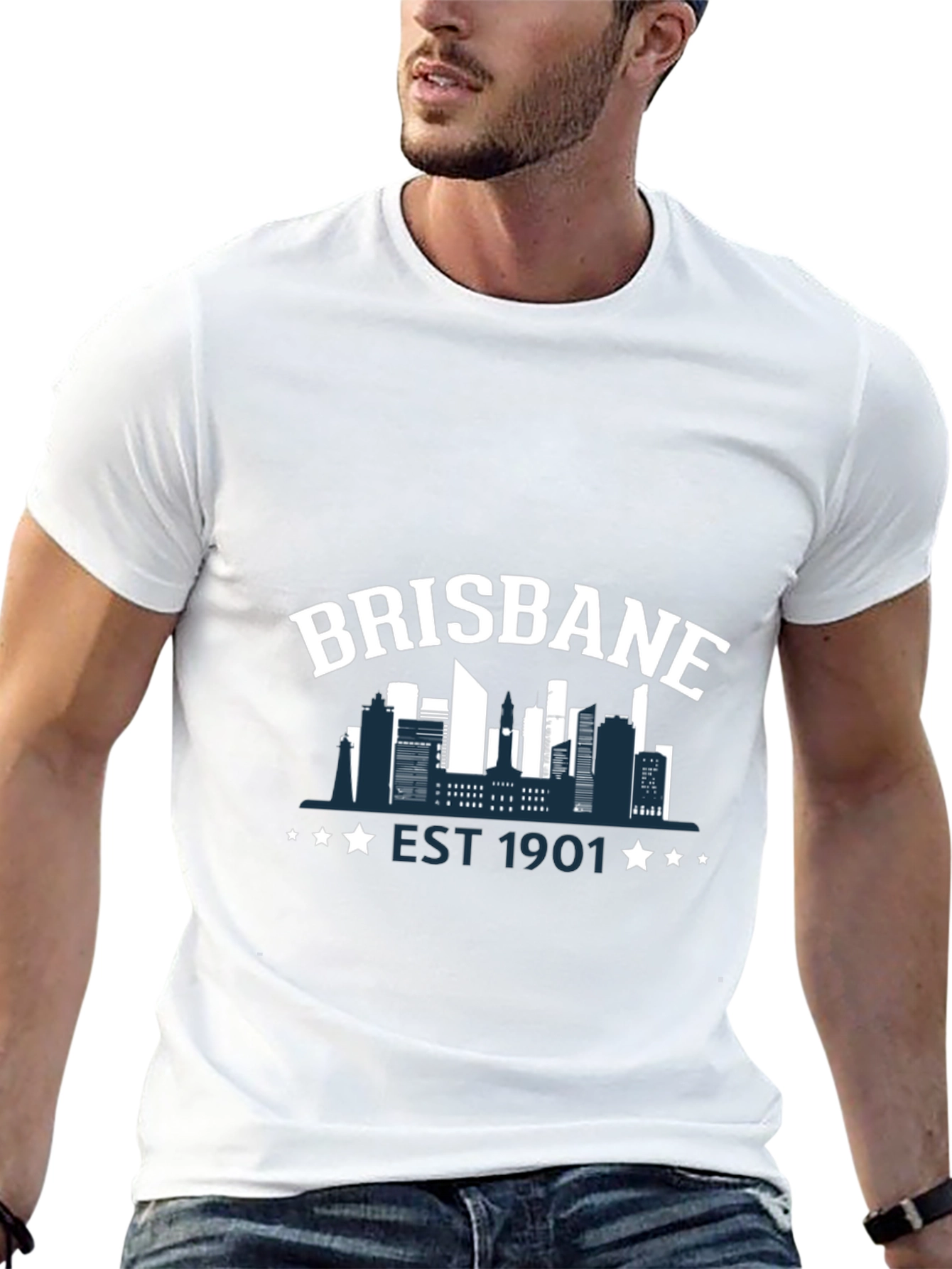 Brisbane Skyline Graphic T-Shirt - Est. 1901