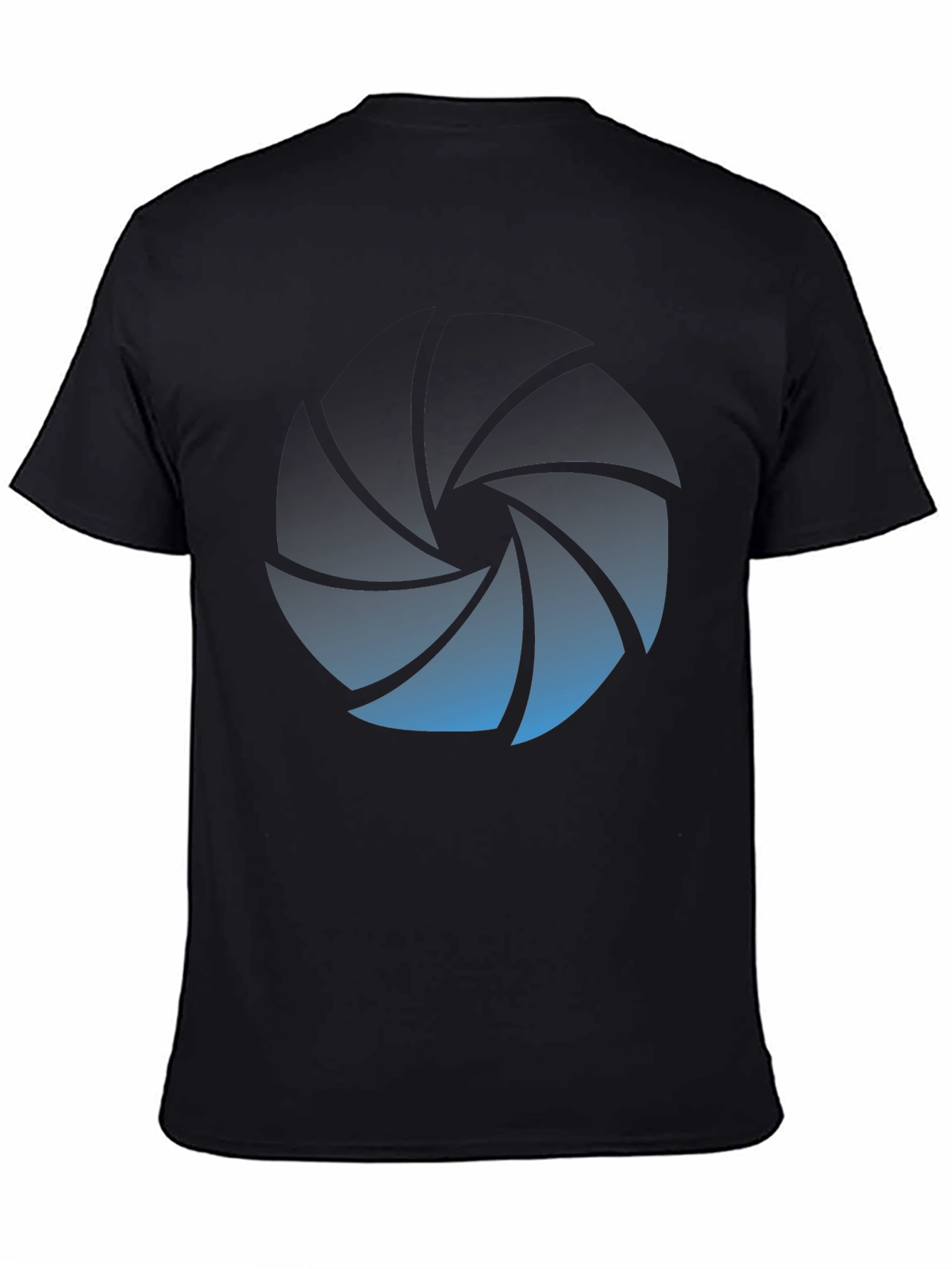 Aperture Inspired Graphic Black T-Shirt