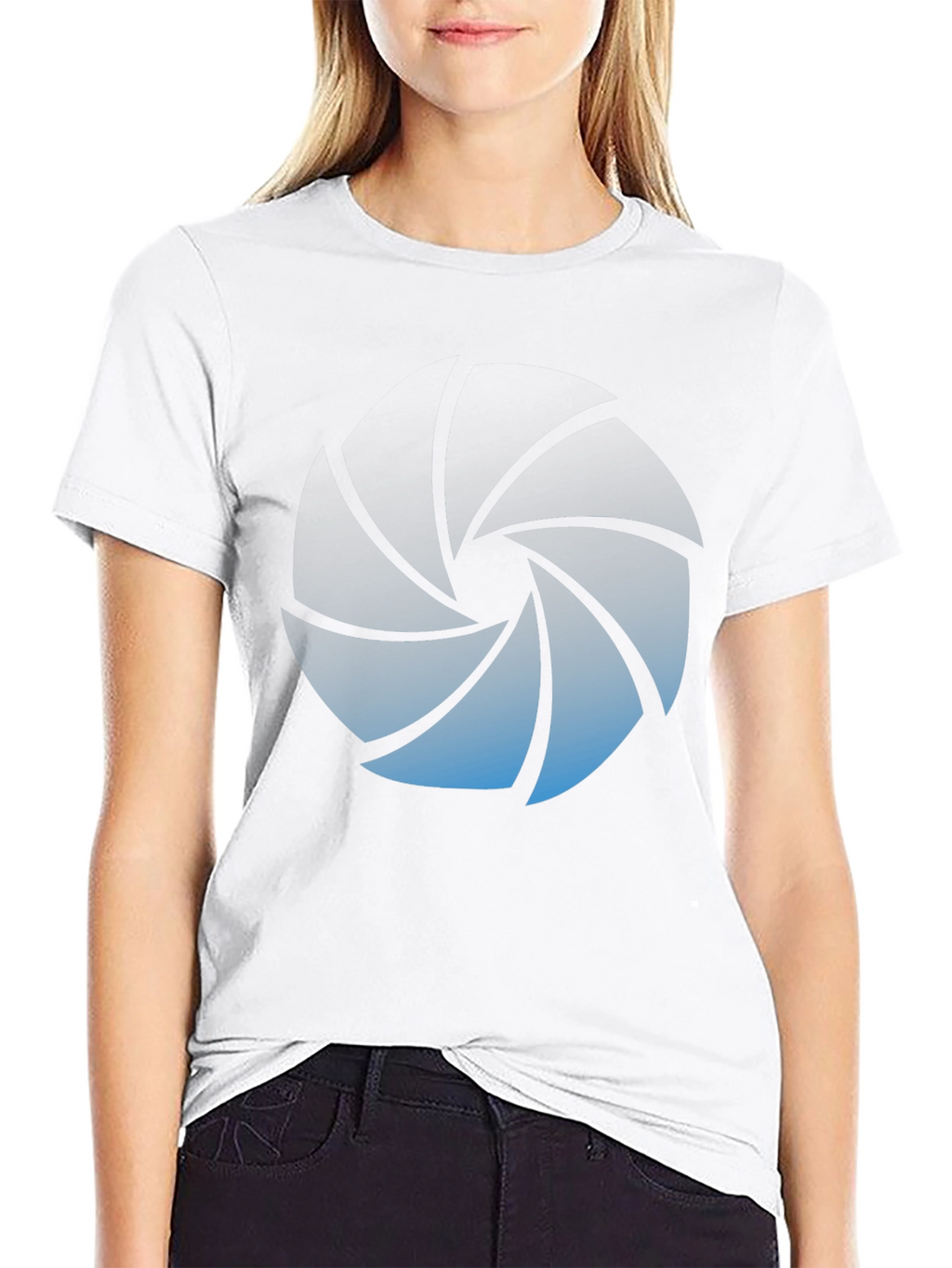 Aperture Inspired Graphic Black T-Shirt