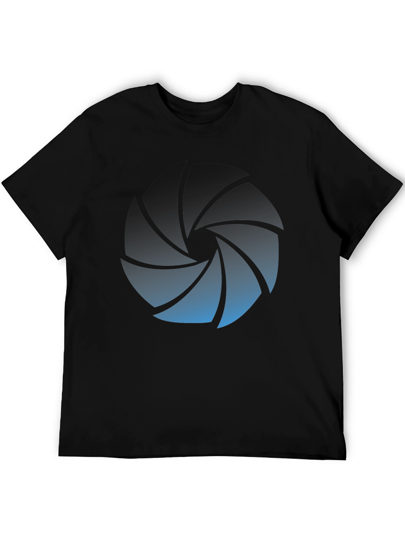 Aperture Inspired Graphic Black T-Shirt