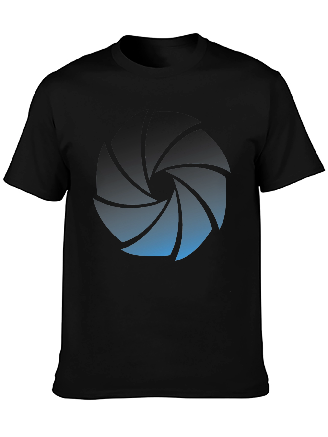 Aperture Inspired Graphic Black T-Shirt
