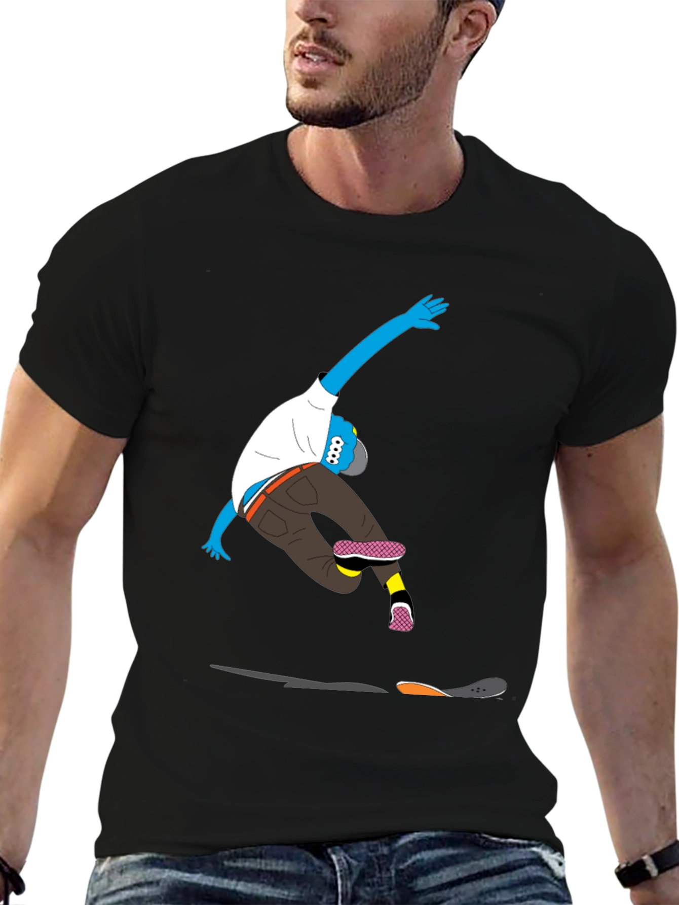 Skateboarding Graphic T-Shirt - Cool Streetwear