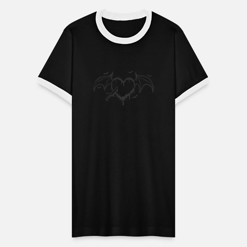 Gothic Heart with Wings creepy